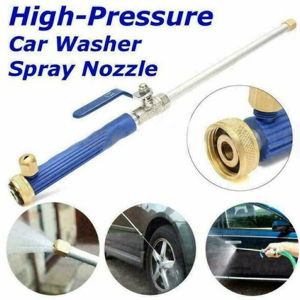 2-In-1 Brass High Pressure Power Washer 2*Nozzle For Car Sidewalks Washing Kits 