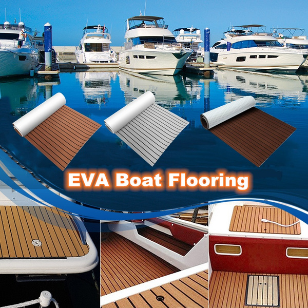 Boat Flooring EVA Foam Decking Sheet Faux Teak Marine Flooring for