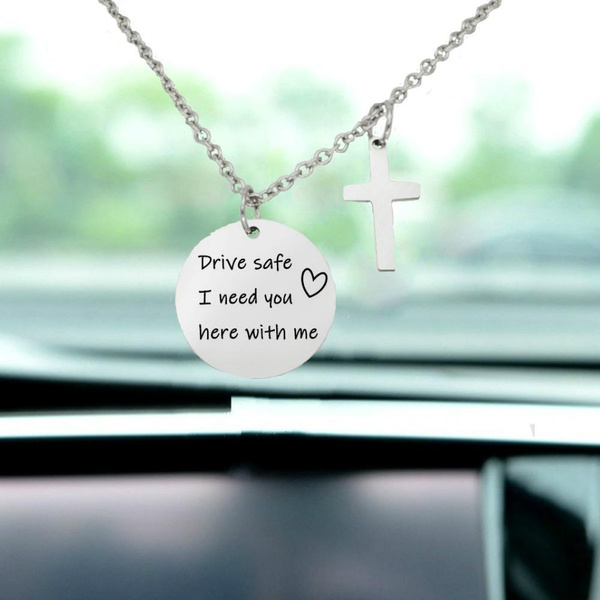 cross pendant for car