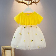 cute, Baby Girl, summer dress, short dress