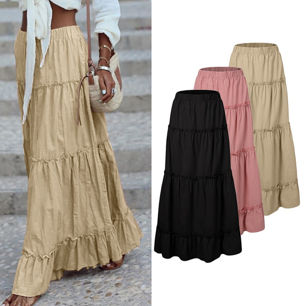 summer skirts elasticated waist