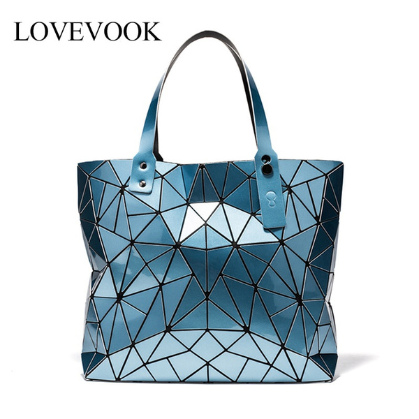 Designer bag discount with geometric pattern