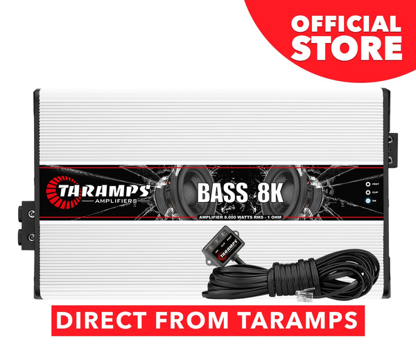 Taramps BASS 8k 1 Ohm Amplifier 8000 Watts RMS Class D DIRECT FROM