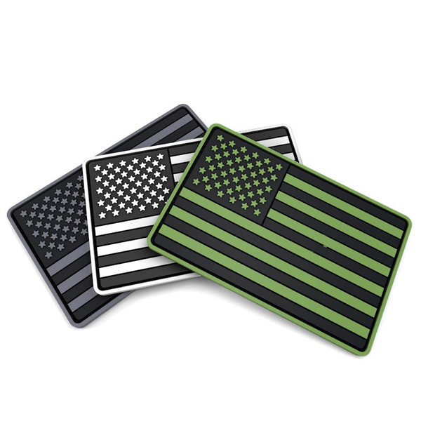 Velcro PVC American Flag Patch