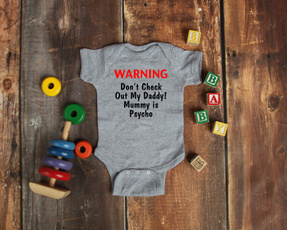 Funny, babywarning, warningbodysuit, funnybabybodysuit