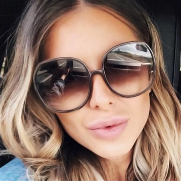 big round frame sunglasses