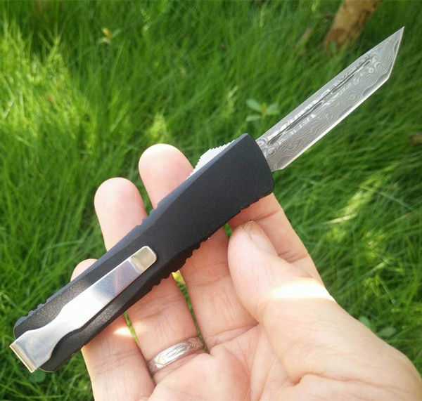 DEM1 (WA-051BK) 3 inch pocket knife closed edc keychain knife