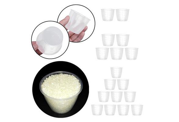 5pcs Rice Measuring Cups 160ML Clear Plastic Kitchen Rice Cooker  Replacement 7cm