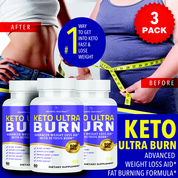 3 Pack Keto Ultra Burn Keto Fat Burner For Women Men Keto Bhb Pills For Weight Loss 1 Bottle