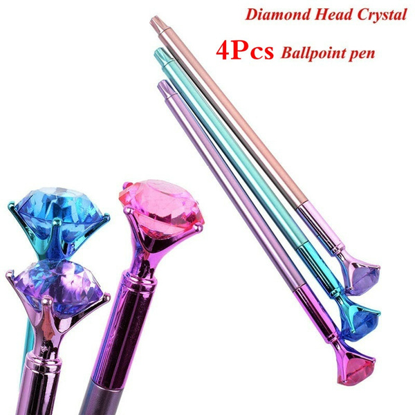 Best Deal for Cute Kawaii Crystal Ballpoint Pen Trendy Large Diamond