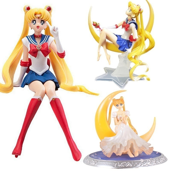 Anime Sailor Moon Action Figures PVC Figure Collection Model Doll 