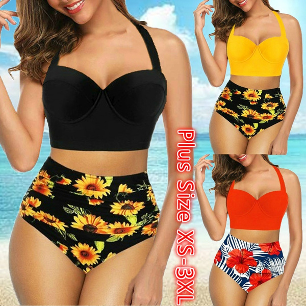 sunflower bikini plus size