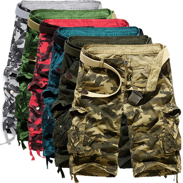 cargo pants zipper shorts