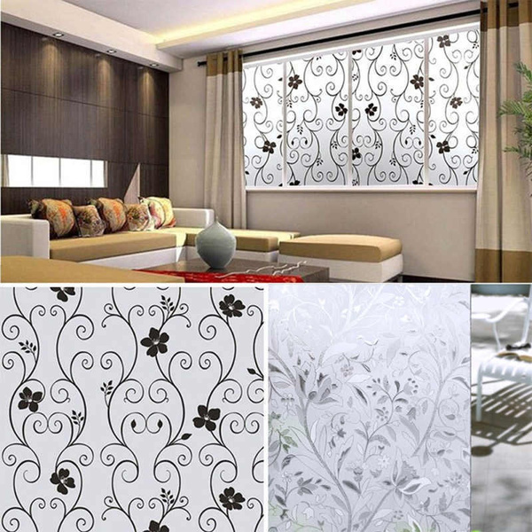 Waterproof Glass Frosted Home Bathroom window Privacy Self Adhesive Film Sticker Waterproof Glass Frosted Home Bathroom window Privacy Self Adhesive Film Sticker