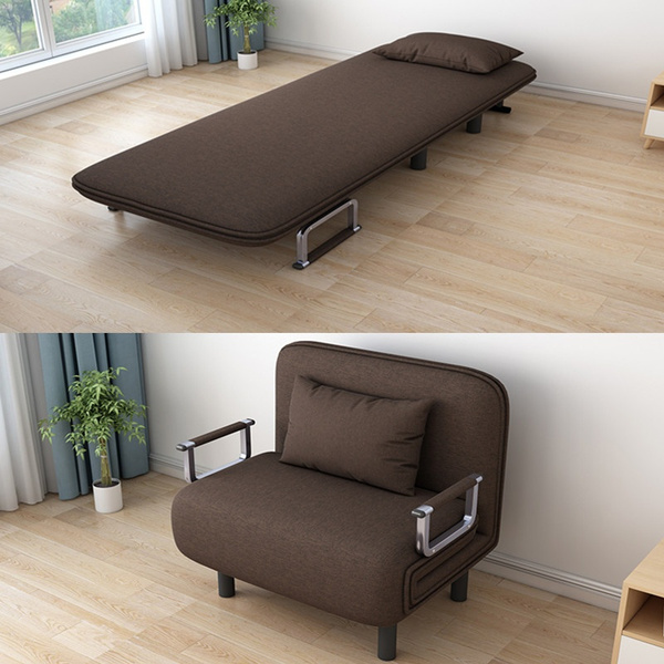 Folding Sleeper Chair Sofa Bed Single, Armchair Sofa Bed Single