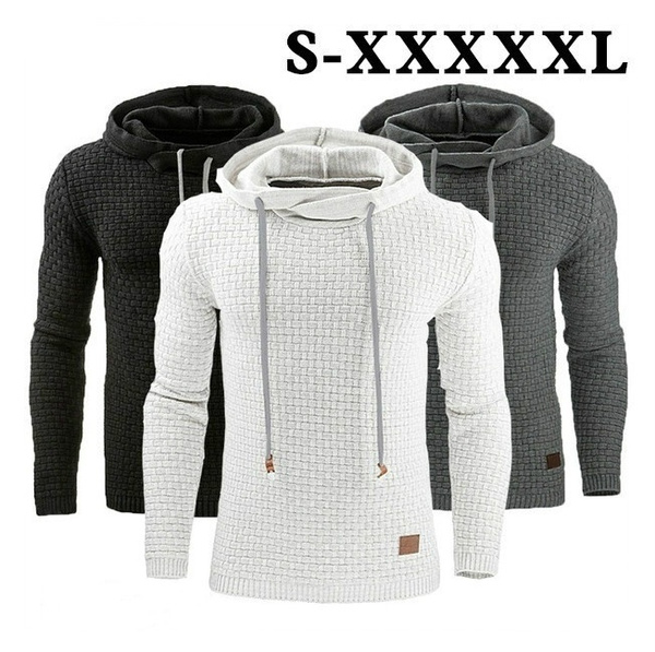 Jacket Fashion   Mens Winter Hoodie Warm Sweatshirt  Hooded Sweater Coat Outwear 