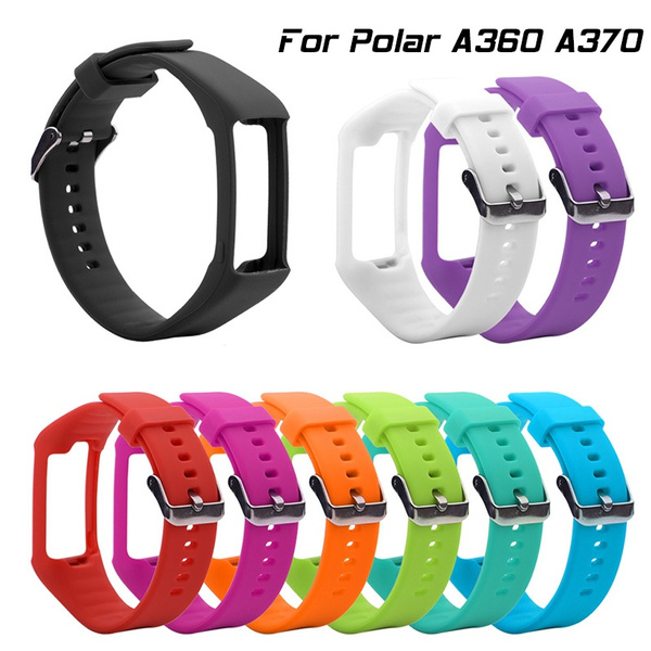 Qiulip Silikon-Armband Für Polar A360/A370 – Austauschbare Uhrbänder In Verschiedenen Farben