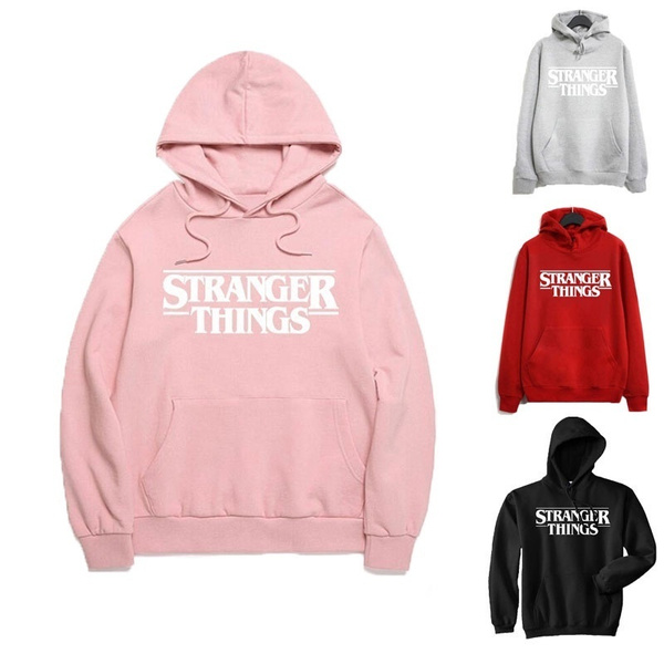 pink stranger things sweatshirt