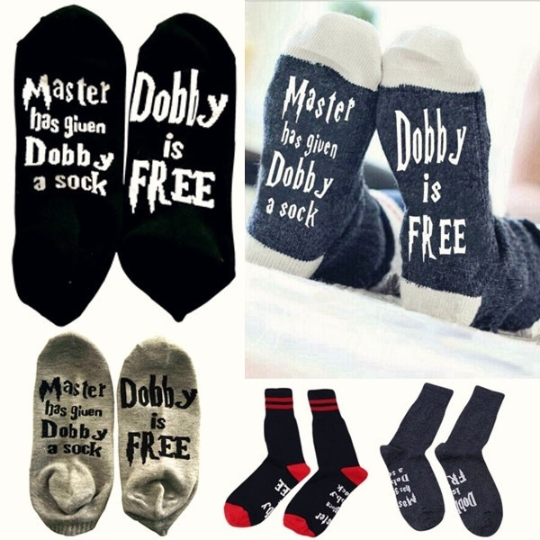 Master Has Given Dobby A Sock Dobby Is Free Comfortable Cotton Socks Master Has Given Dobby A Sock Dobby Is Free Comfortable Cotton Socks