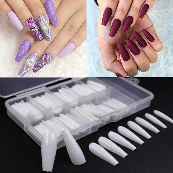lavender tapered square nails & cartier | Tapered square nails, Purple acrylic  nails, Purple nails