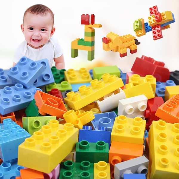 Classic Large Creative DIY Assemble Bulk Building Blocks Model Big Size ...