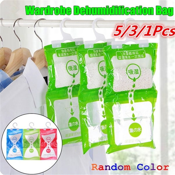 Desiccant bag household wardrobe closet hanging moisture absorbent dehumidifier