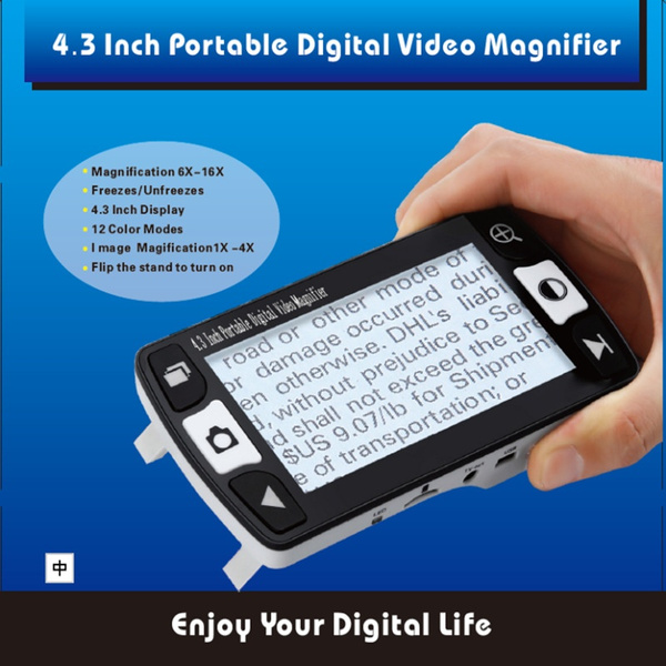 Digital Magnifier Low Vision Aid LCD Lupa Electronica Magnifier Reading  loupe Electronique Sehbehinderte