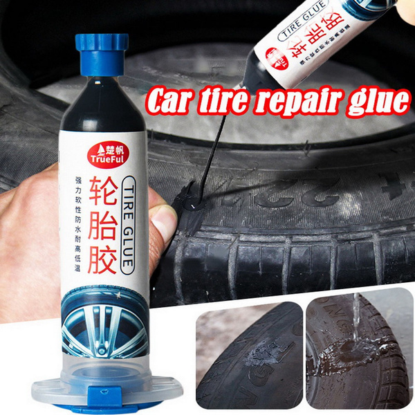 30ml Car Tire Repair Glue Black Soft Rubber Universal Motorcycle