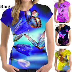 butterflyprint, Summer, Funny T Shirt, butterfly