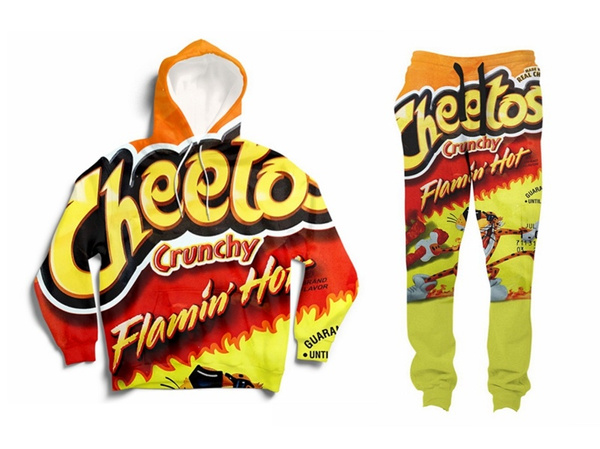 Details about   Mens Womens 3D print Food Cheetos Sweatshirt Hoodies Jogging pants Sport Suits 