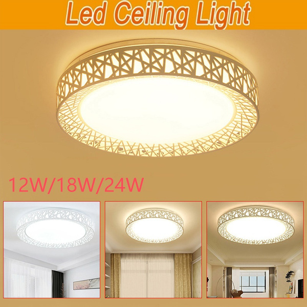 Led Ceiling Light Bird Nest Round Lamp Downlight Modern For Home Bedroom Living Room 27cm Wish - Living Room Led Ceiling Lights Philippines