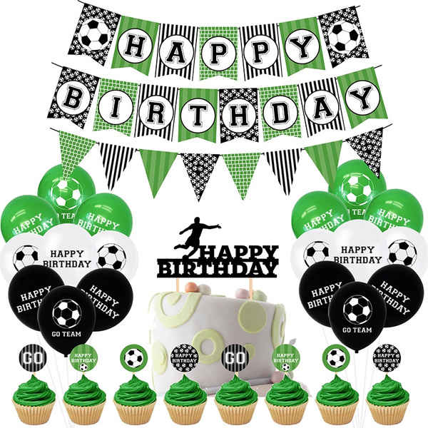Nouvelle Fete D Anniversaire De Football Decoration De Fete D Anniversaire Pour Les Enfants Wish