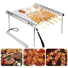 Steel, Grill, Outdoor, Stainless Steel