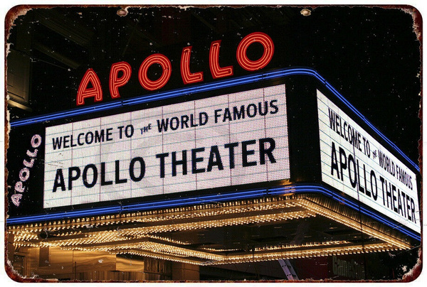 Vintage Look Reproduction Details about Metal Sign Apollo Theater New York City Vintage Look Reproduction Details about Metal Sign Apollo Theater New York City