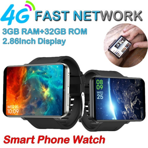 Lemfo lem t 4g 2.86 inch screen smart online watch