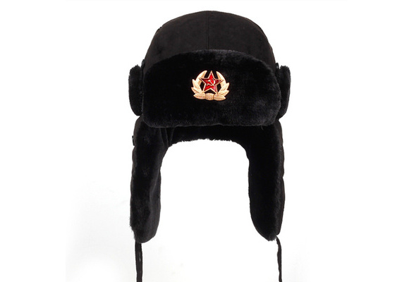 Soviet military badge Russian Ushanka 