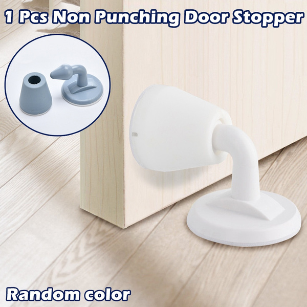 1 Pcs Non Punching Door Stopper Crash Door Stopper Hidden Door Holders