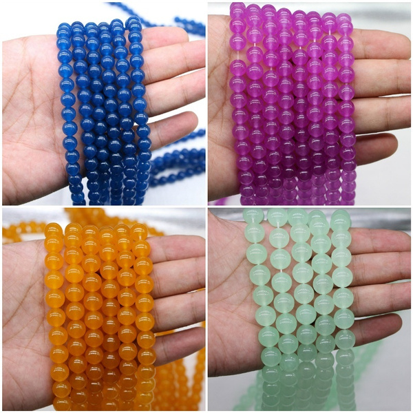 1strand Lot 4 6 8 10 12mm Multicolor Natural Stone Round Beads Loose