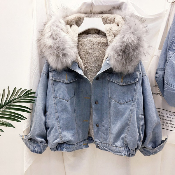 thick denim jacket