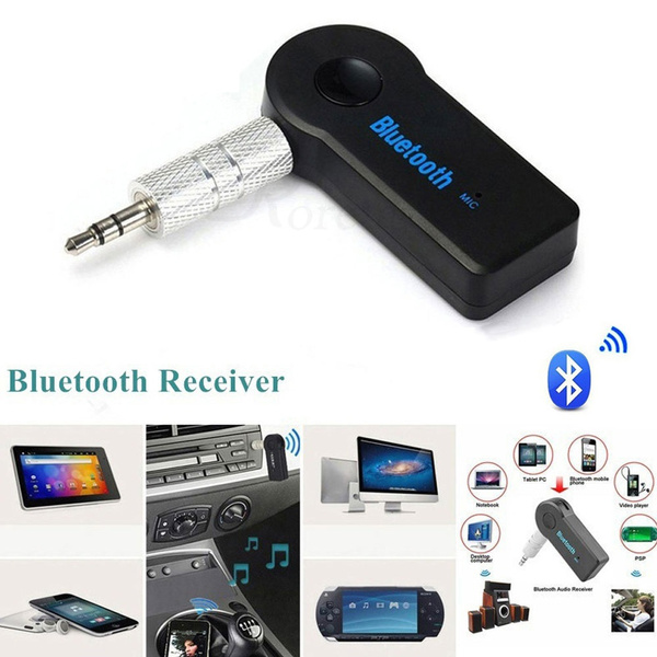 ARO Ricevitore Bluetooth Aux Wireless Bluetooth 4.1 Con Microfono Incorporato 