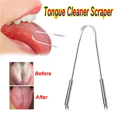 Steel, oralbrush, tonguescraping, Stainless Steel