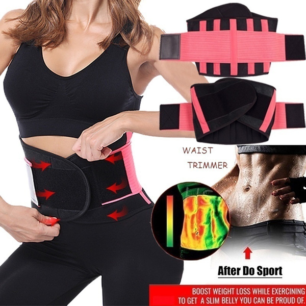 Seamless Women Slimming Tummy Control Belt Lose Weight Burn Fat Sport Gym  Belt Sauna Neoprene Waist Trainer Body Shaper