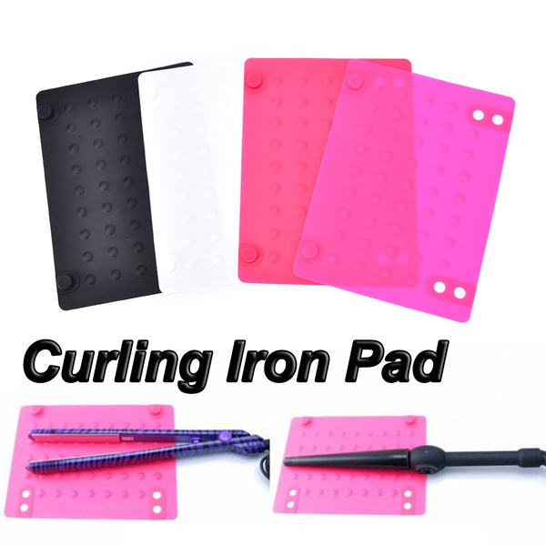 Curling iron outlet pad