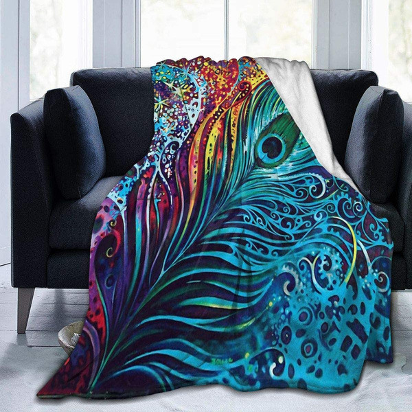 Oarencol Boho Moroccan Mandala Throw Blanket Soft Flannel Fleece Lightweight Blankets for Bed Sofa Couch Adults Kids 50x60 