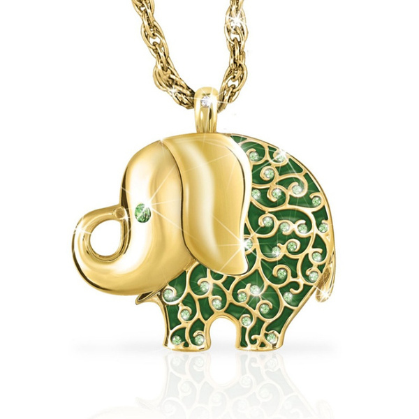 diamond elephant jewelry