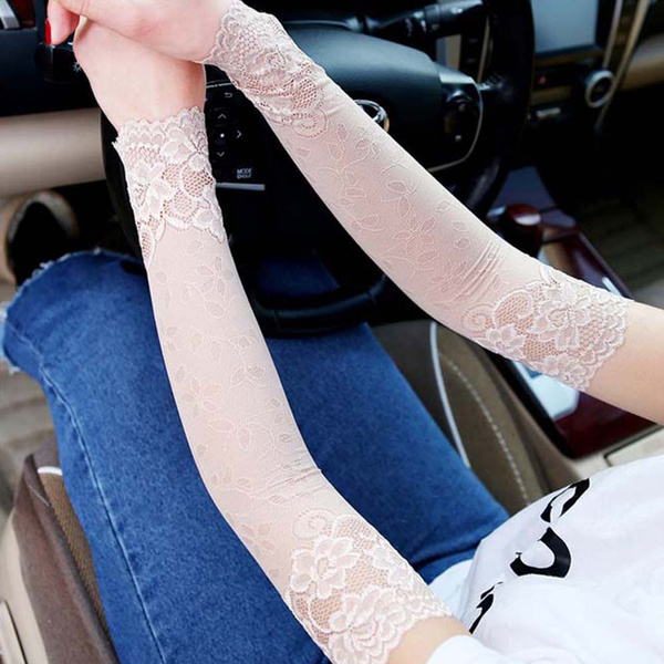 lace upper arm sleeves
