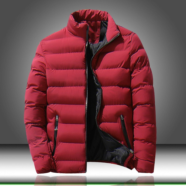 New Winter Jackets Parka Men Brand Autumn Warm Solid Color Outwear Slim