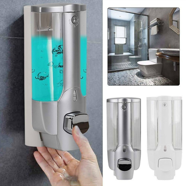 Soap Sanitizer Bathroom Shower Shampoo Dispenser Home Washroom Wall Mounted