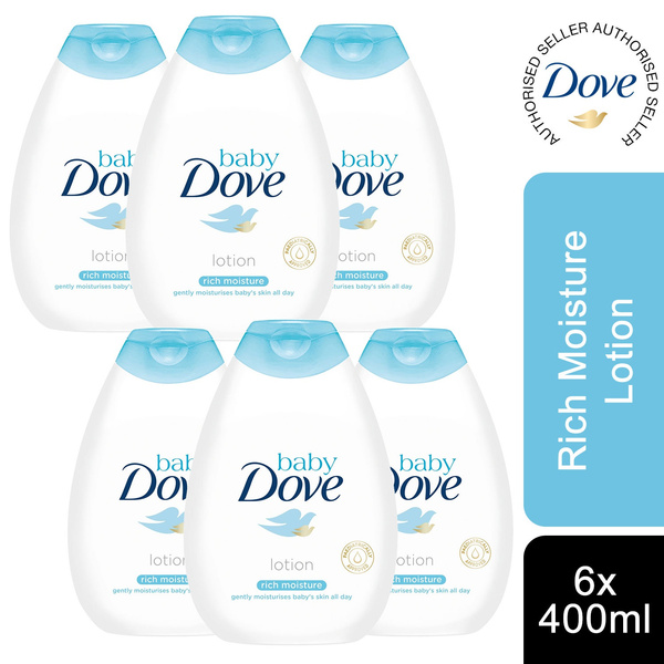 Dove Baby Lotion Rich Moisturizer 6 Pack, 400ml Wish