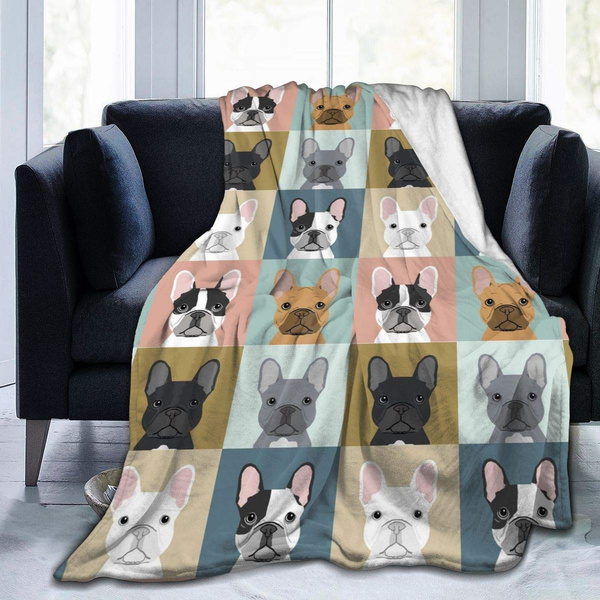 frenchie throw blanket